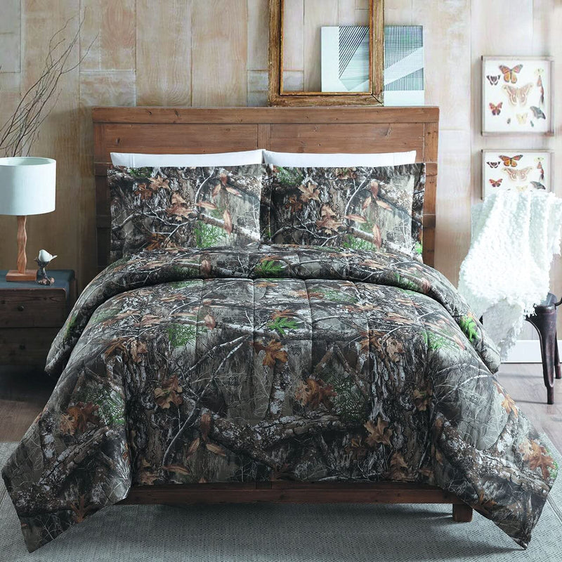 Realtree Edge Camouflage 3-Piece Comforter Set, Full Home & Garden > Linens & Bedding > Bedding > Quilts & Comforters 1888 Mills Queen  