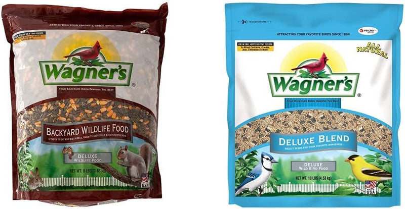 Wagner'S 62046 Backyard Wildlife Food, 8-Pound Bag Animals & Pet Supplies > Pet Supplies > Bird Supplies > Bird Food Wagner's Wildlife Food + Deluxe Bird Food, 10 lb Bag  