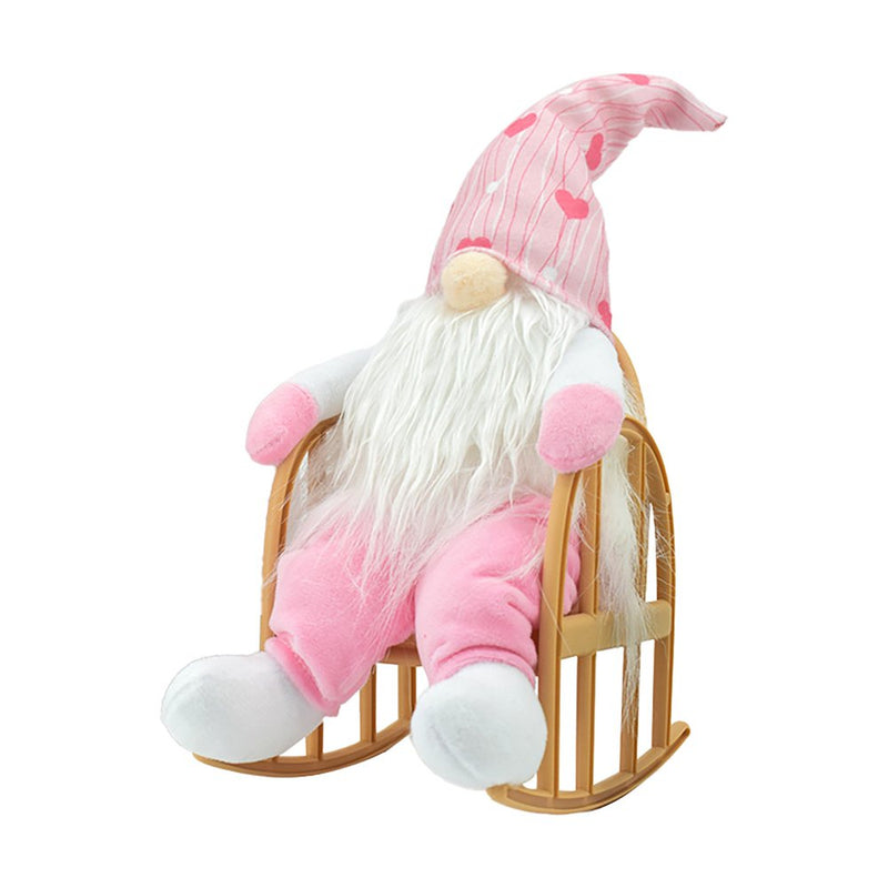 MIARHB Valentine'S Day Dwarf Rocking Chair Doll Scene Window Decoration Supplies Home & Garden > Decor > Seasonal & Holiday Decorations Fallingdown   