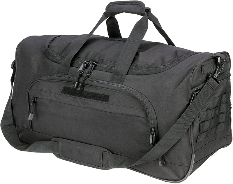 Military Tactical Duffle Bag Gym Bag for Men Travel Sports Bag Outdoor Small Duffel Bag Home & Garden > Household Supplies > Storage & Organization XWLSPORT Black-b  