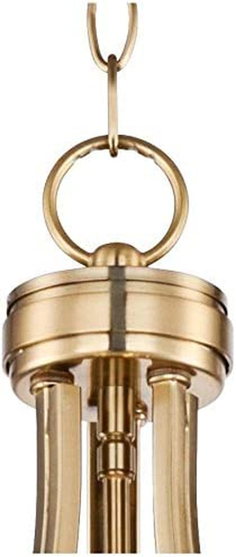 Deco Warm Brass Gold Bowl Small Pendant Chandelier Light Fixture 21 1/2" Wide Satin White Glass for Dining Room House Foyer Entryway Kitchen Bedroom Living Room High Ceilings - Possini Euro Design Home & Garden > Lighting > Lighting Fixtures Lamps Plus   
