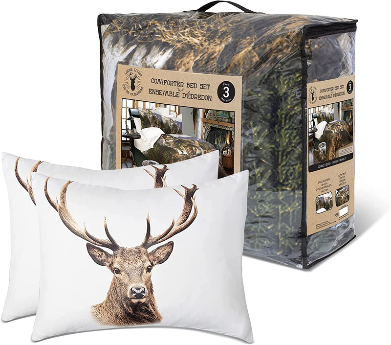 Safdie 60417.3DQ.02 Full/Queen Deer in Snowy Forest Comforter Set Home & Garden > Linens & Bedding > Bedding > Quilts & Comforters Safdie & Co.   