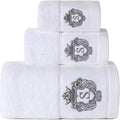 Premium 100% Pure Cotton Bath Towel Set; 1 Bath Towels,1 Hand Towel & 1 Washcloth,Luxury Bathroom Super Soft Hotel & Spa Quality Highly Absorbent (Light Yellow) Home & Garden > Linens & Bedding > Towels Sunshinejing White-s  