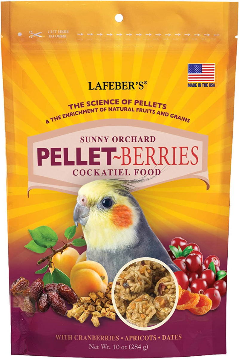 Lafeber’S Pellet-Berries Pet Bird Food, Made with Non-Gmo and Human-Grade Ingredients, for Cockatiels, 10 Oz