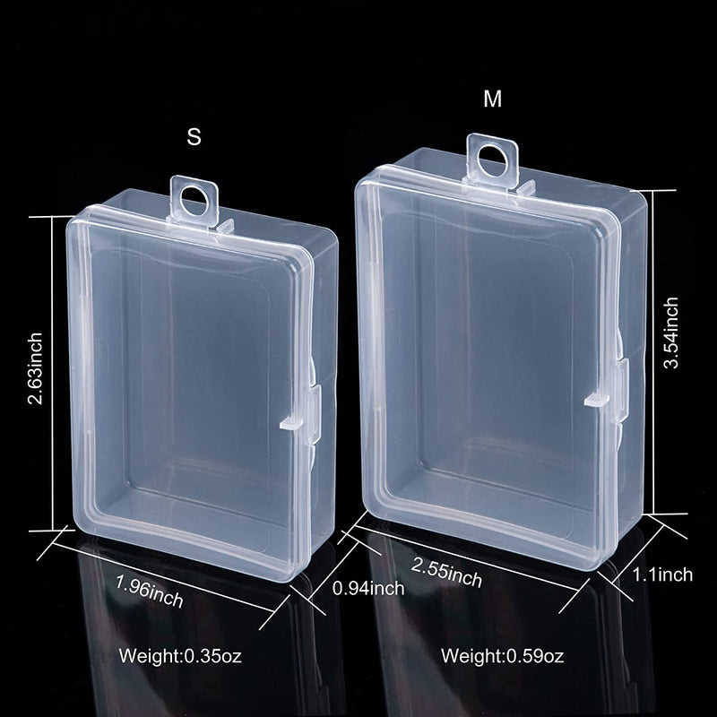 Goture 4Pcs Fishing Tackle Box Organizer Small Fishing Lure Hook Storage Box Clear Accessory Storage Case Container Sporting Goods > Outdoor Recreation > Fishing > Fishing Tackle Goture   