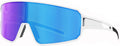 SPOSUNE Polarized Cycling Glasses for Men Women , UV400 Bike Sunglasses - Sport Eyewear for Bicycle Baseball Running MTB Sporting Goods > Outdoor Recreation > Cycling > Cycling Apparel & Accessories sposune White&ice-blue Lens  