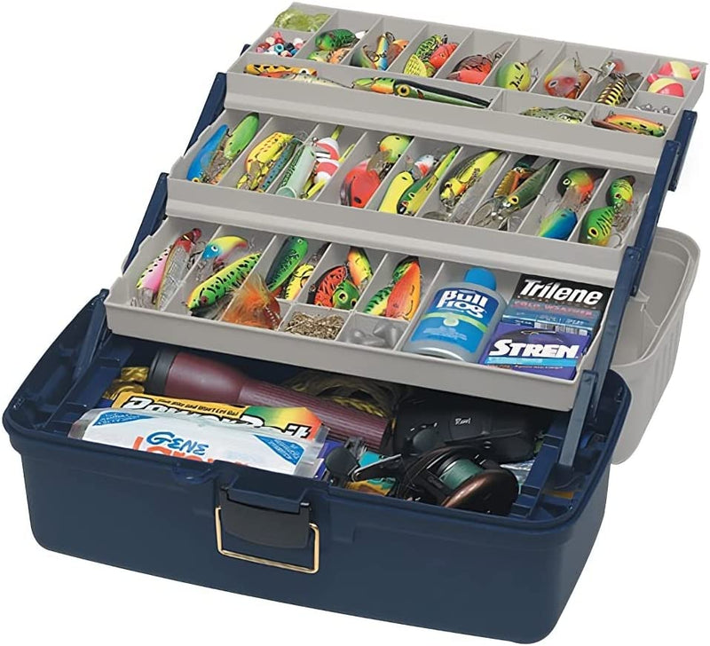 Plano Large 3 Tray Tackle Box, Premium Tackle Storage, Multi, One Size (613306) Sporting Goods > Outdoor Recreation > Fishing > Fishing Tackle Pro-Motion Distributing - Direct   