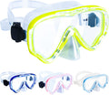 Peicees Swimming Goggles with Nose Cover for Kids, Youth anti Fog Swim Goggles Diving Mask for Boys & Girls Sporting Goods > Outdoor Recreation > Boating & Water Sports > Swimming > Swim Goggles & Masks Peicees Yellow  