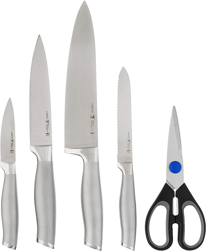 HENCKELS Modernist Razor-Sharp 6-Pc Knife Set, German Engineered Informed by 100+ Years of Mastery, Chefs Knife Home & Garden > Kitchen & Dining > Kitchen Tools & Utensils > Kitchen Knives JA46I   