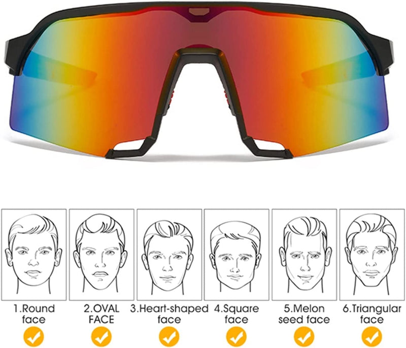 VSOLS Photochromic Sports Glasses Men and Womenbike Eyewear Mountain MTB Cycling Sunglasses (Color : 02, Size : One Size) Sporting Goods > Outdoor Recreation > Cycling > Cycling Apparel & Accessories VSOLS   