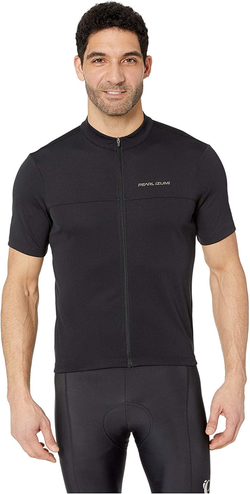 PEARL IZUMI Men'S Short Sleeve Cycling Quest Jersey, Full Length Zipper with Reflective Fabric Sporting Goods > Outdoor Recreation > Cycling > Cycling Apparel & Accessories PEARL IZUMI Black Small 