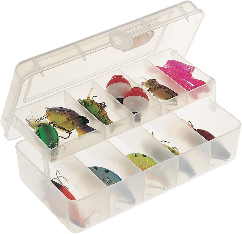 Plano Compact 1 Tray Tackle Box, Premium Tackle Storage, Clear (3510-01), 8 1/4" L X 4 1/4" W X 2 1/2" H Sporting Goods > Outdoor Recreation > Fishing > Fishing Tackle Barnett   