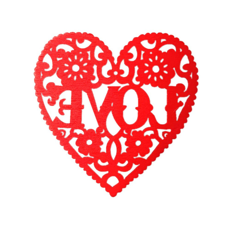 Exywaves Garden and Home Decor 10Pcs Valentines Day Decorations Heart-Shaped Mask Souvenir Tree Hanging Ornament Home & Garden > Decor > Seasonal & Holiday Decorations Exywaves   