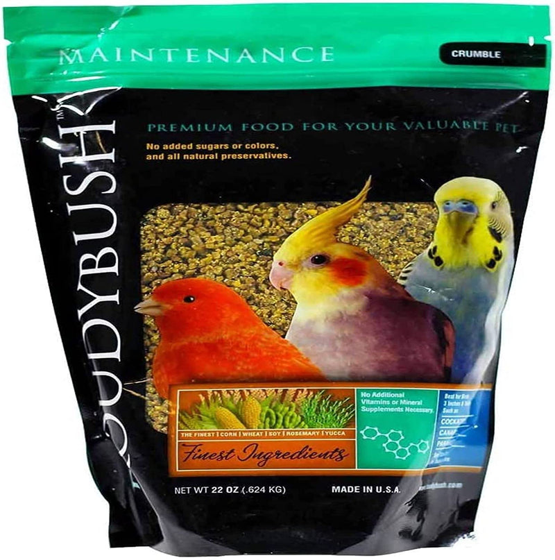 Roudybush Daily Maintenance Bird Food, Crumbles, 22-Ounce, Multicolor, 222CRDM Animals & Pet Supplies > Pet Supplies > Bird Supplies > Bird Food Roudybush, Inc.   