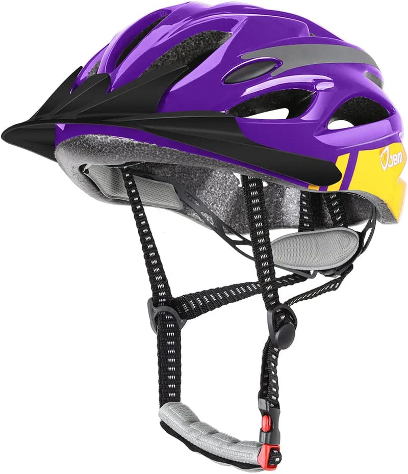JBM Bike Helmet Lightweight - Adult Bike Helmet for Men, Bicycle Helmet for Women, Bike Helmets for Adults Bikes Helmets Adult Cycling Helmets Men’S Bike Helmet Women’S Helmet with Visor, Adult Helmet