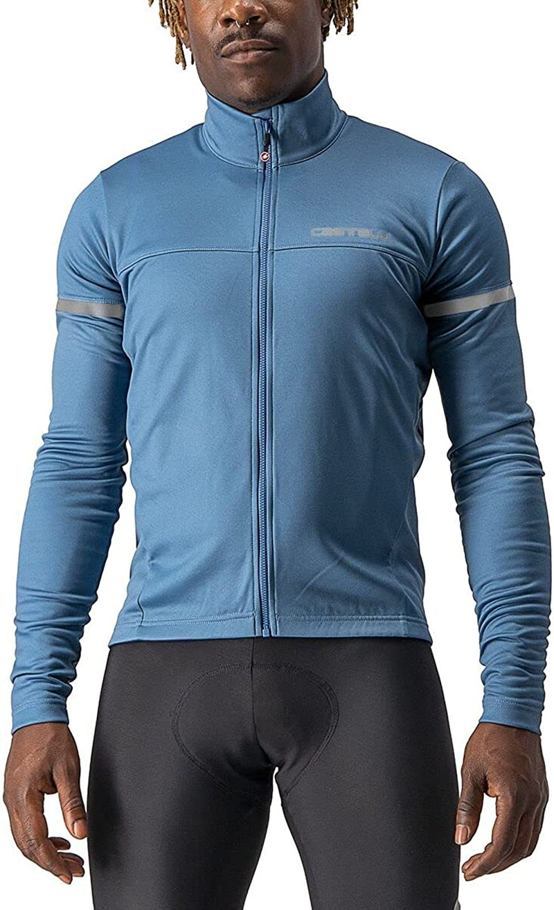 Castelli Cycling Fondo 2 Jersey FZ for Road and Gravel Biking I Cycling Sporting Goods > Outdoor Recreation > Cycling > Cycling Apparel & Accessories Castelli Steel Blue/Blue Reflex 3X-Large 