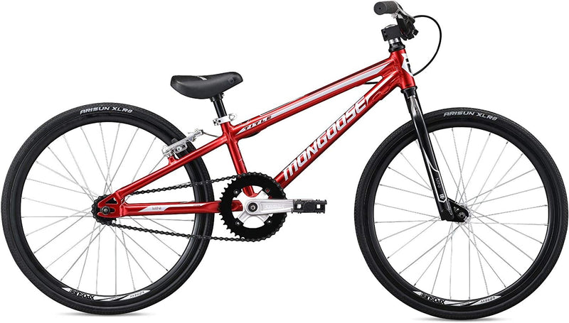 Mongoose Title Junior BMX Race Bike, 20-Inch Wheels, Beginner to Intermediate Riders, Lightweight Aluminum Frame, Internal Cable Routing Sporting Goods > Outdoor Recreation > Cycling > Bicycles Pacific Cycle, Inc.   