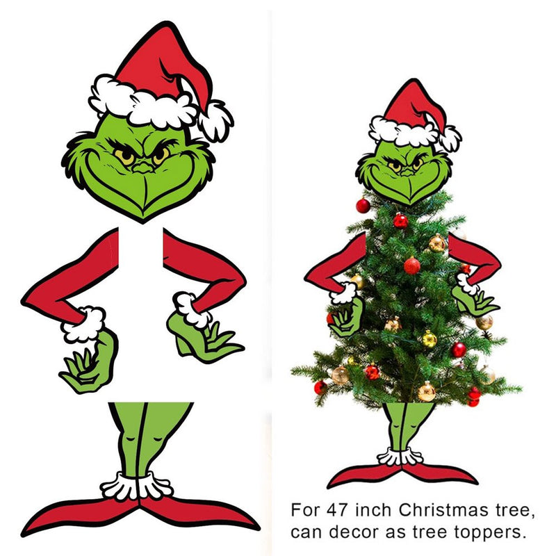 Christmas Decorations,Grinch Christmas Tree,Christmas Tree Topper ,Christmas Decorations Grinch Themed Party Supplies  KCYSTA size1  