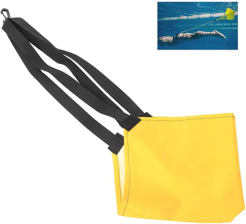 Velaurs Swimming Resistance Belt, Swim Exercise Harness, Forward Strength Training Belt, Safe with Pocket Fitness Equipment for Swimming for Lose Weight Sporting Goods > Outdoor Recreation > Boating & Water Sports > Swimming Velaurs Yellow  