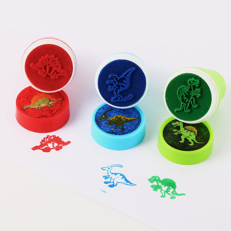 Glorystar 10 Pcs Assorted Dinosaur Stamps Kids Party Favors Event Supplies for Birthday Party Gift Toys Boy Girl Pinata Fillers Arts & Entertainment > Party & Celebration > Party Supplies GloryStar   