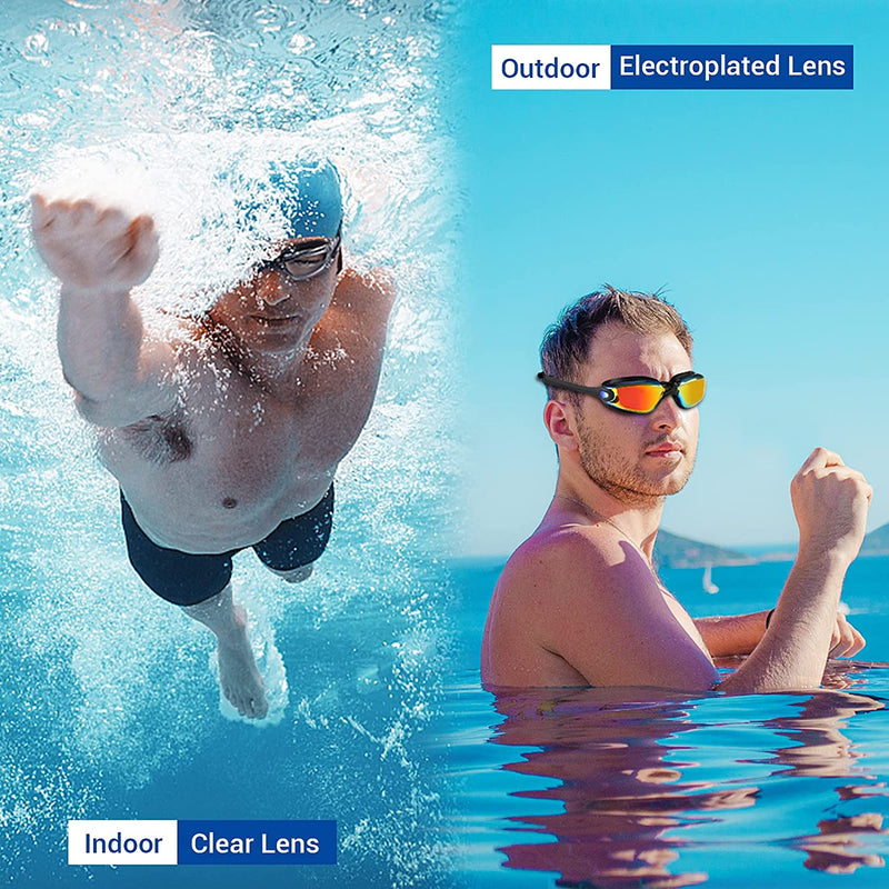Swim Goggles, Swimming Goggles for Men Adult Women Youth Kids & Child, Teen Sporting Goods > Outdoor Recreation > Boating & Water Sports > Swimming > Swim Goggles & Masks COOLOO   