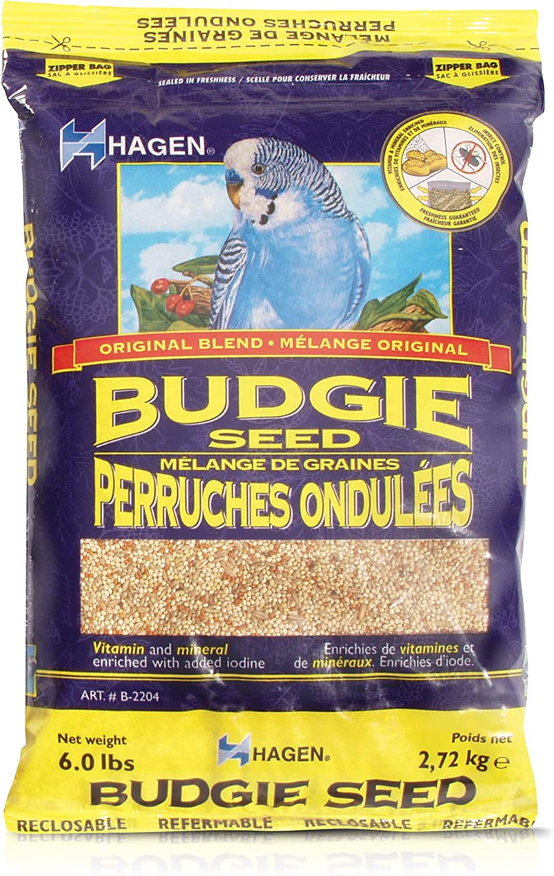 Parakeet/Budgie Staple Vme Seed, 6-Pound Animals & Pet Supplies > Pet Supplies > Bird Supplies > Bird Food Rolf C. Hagen (USA) Corp. White 6 Pound (Pack of 1) 