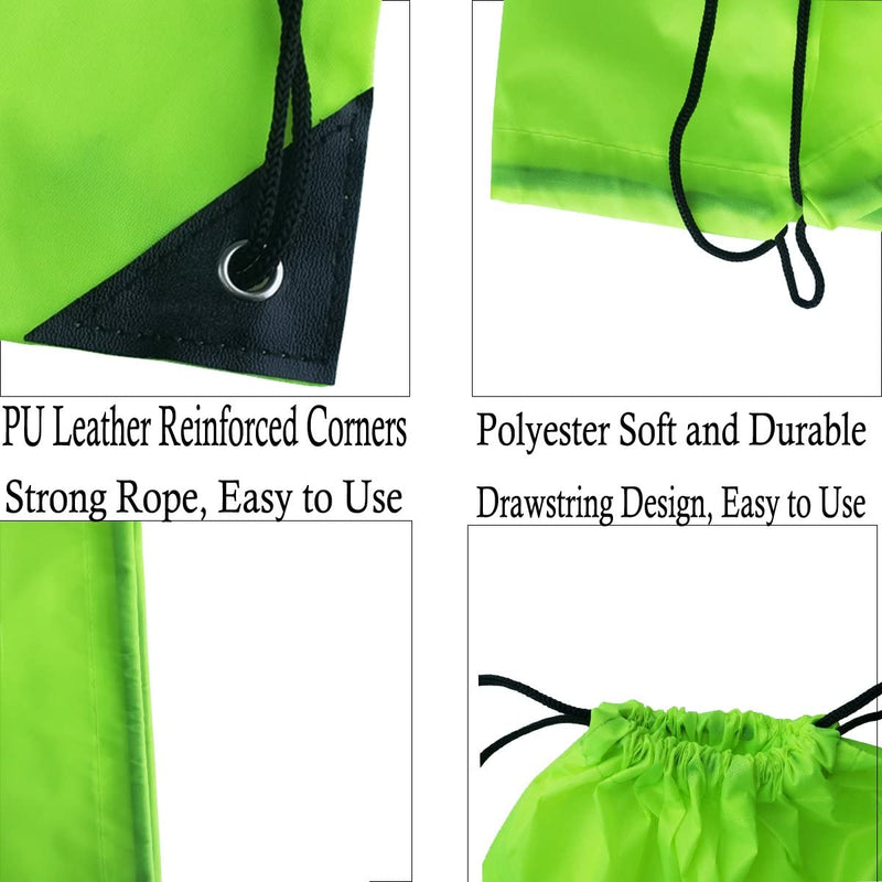 Topspeeder 10 Colors Drawstring Backpack Bags Sack Pack Cinch Tote Sport Storage Polyester Bag for Gym Traveling Home & Garden > Household Supplies > Storage & Organization Topspeeder   