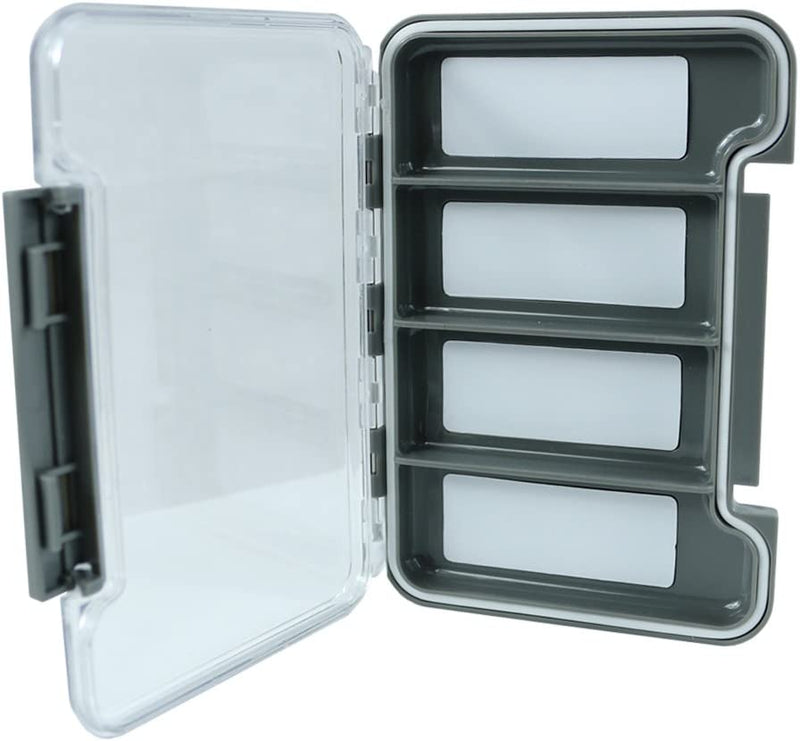 The Elixir Waterproof Fly Fishing Tackle Box Lure Spoon Hook Bait Storage Box Case with Clear Cover