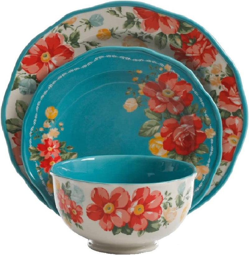 The Pioneer Woman Vintage Floral 12-Piece Dinnerware Set Home & Garden > Kitchen & Dining > Tableware > Dinnerware THE PIONEER WOMAN   