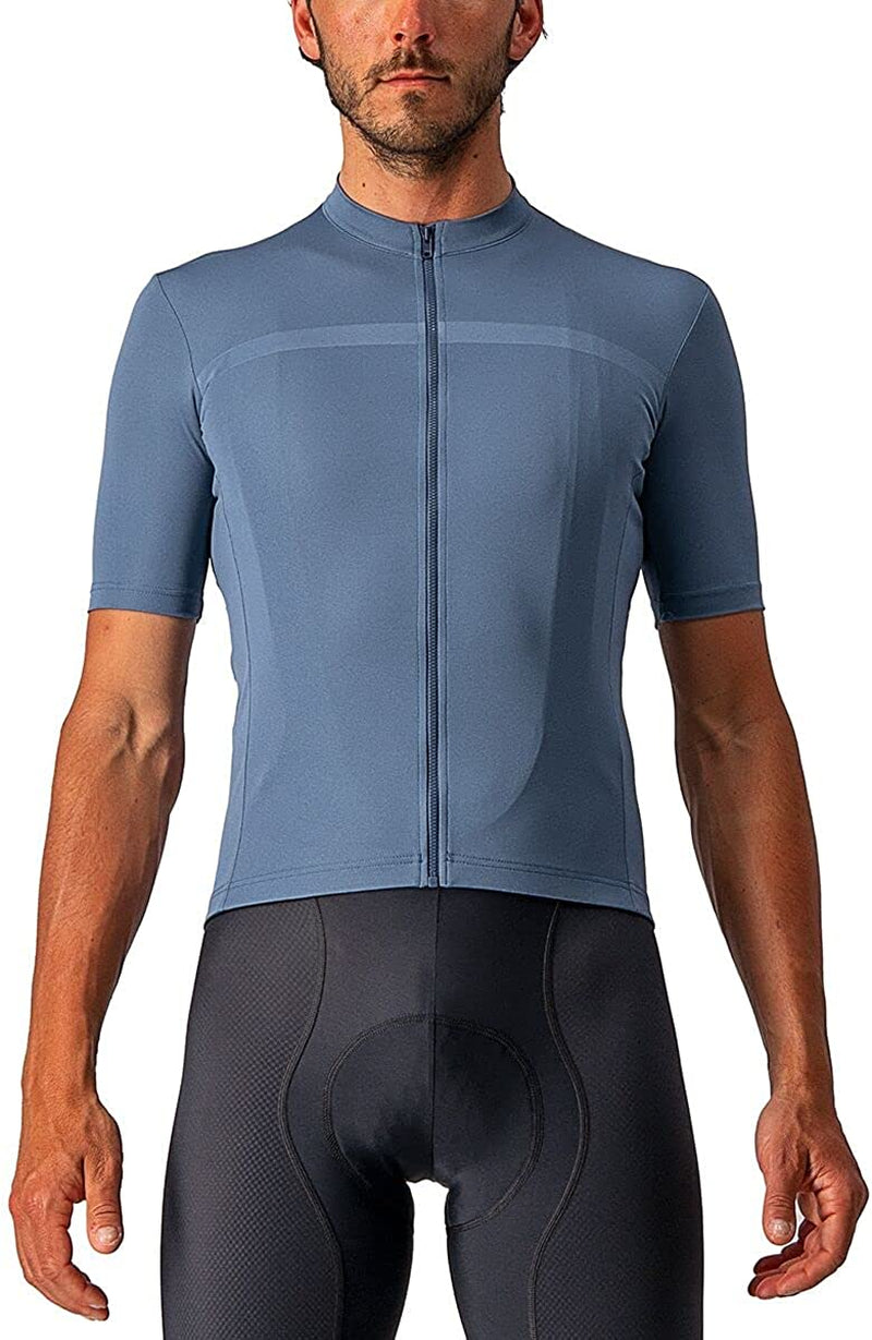 Castelli Cycling Classifica Jersey for Road and Gravel Biking I Cycling Sporting Goods > Outdoor Recreation > Cycling > Cycling Apparel & Accessories Castelli Light Steel Blue Large 