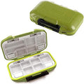 LESOVI Fishing Lure Boxes, -Waterproof Portable Tackle Box Organizer with Storing Tackle Set Plastic Storage - Mini Utility Lures Fishing Box, Small Organizer Box Containers for Trout, Jewelry, Bead… Sporting Goods > Outdoor Recreation > Fishing > Fishing Tackle LESOVI A-Green-S  
