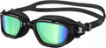 Super Penguin Swim Goggles for Women Men, Polarized Swimming Goggles Anti-Fog UV Protection Leak-Proof Goggles for Swimming Sporting Goods > Outdoor Recreation > Boating & Water Sports > Swimming > Swim Goggles & Masks Super Penguin Polarized Gold Mirrored  