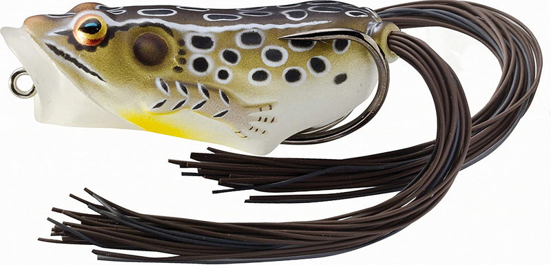 LIVE TARGET Popper Frog Hollow Body Swimbait Sporting Goods > Outdoor Recreation > Fishing > Fishing Tackle > Fishing Baits & Lures Koppers Fishing and Tackle Corporation Tan Brown, 2 Inch - 3/8 Oz - 3/0  