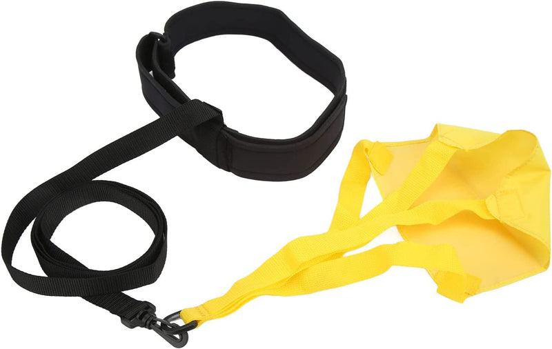 Swim Resistance Parachute, Swimming Strength Training Resistance 5Mm Neoprene Belt, Resistance Training Equipment with Hook and Loop Design for Women Children Beginners Sporting Goods > Outdoor Recreation > Boating & Water Sports > Swimming Pavv   