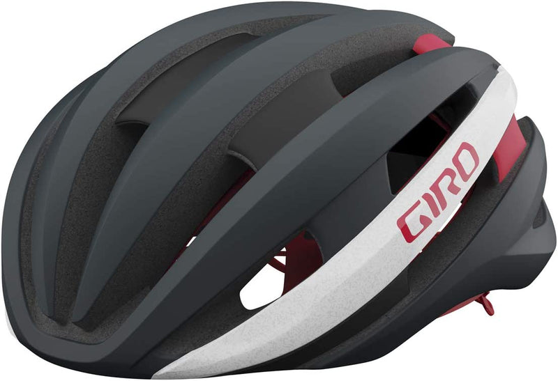 Giro Synthe MIPS II Adult Road Cycling Helmet Sporting Goods > Outdoor Recreation > Cycling > Cycling Apparel & Accessories > Bicycle Helmets Giro Matte Portaro Grey/White/Red (Discontinued) Large (59-63 cm) 