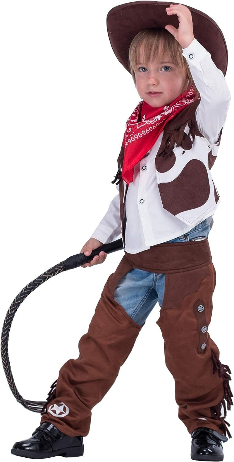 Spooktacular Creations Cowboy Costume Deluxe Set for Kids Halloween Party Dress Up,Role Play and Cosplay (S(5-7Yr))  Joyin Inc   