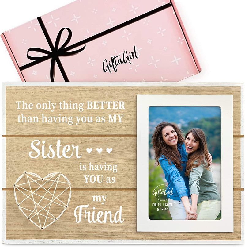 GIFTAGIRL Aunt Gifts for Mothers Day or Birthday - Pretty Mothers Day or Birthday Gifts for Aunt like Our Aunt Picture Frames, Are Sweet Aunt Gifts for Any Occassion, and Arrive Beautifully Gift Boxed Home & Garden > Decor > Picture Frames GIFTAGIRL Sister  