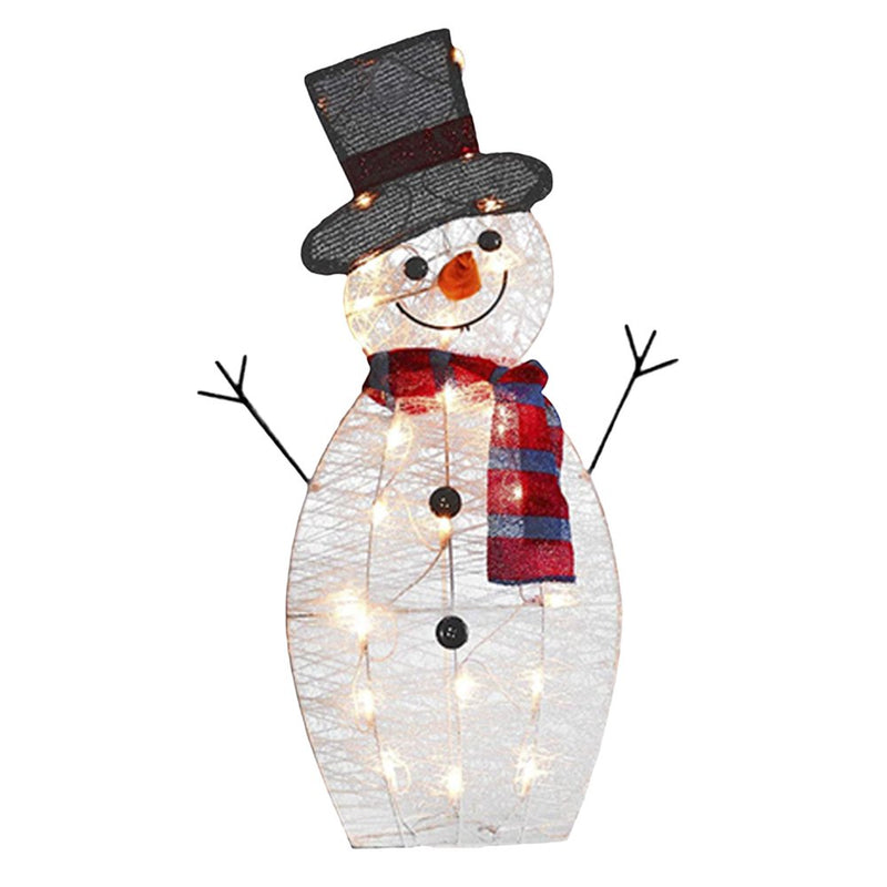 Christmas Snowman Light-Up Decorations, Outdoor Led Christmas Lighted Xmas Holiday Decorations Home & Garden > Decor > Seasonal & Holiday Decorations& Garden > Decor > Seasonal & Holiday Decorations SANNEDONG   