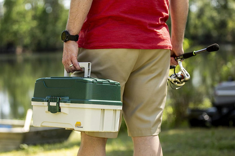 Plano One, Two, and Three Tray Tackle Box Sporting Goods > Outdoor Recreation > Fishing > Fishing Tackle PLANO MOLDING COMPANY   