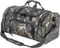 PANS Military Waterproof Duffel Bag Tactical Outdoor Gym Bag Army Carry on Bag with Shoes Compartment,Molle System,Shoulder Bag&Handbag for Sports Travel Camping Hunting(Multicam-B) Home & Garden > Household Supplies > Storage & Organization PANS Black-multicam  