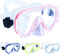 Peicees Swimming Goggles with Nose Cover for Kids, Youth anti Fog Swim Goggles Diving Mask for Boys & Girls Sporting Goods > Outdoor Recreation > Boating & Water Sports > Swimming > Swim Goggles & Masks Peicees Pink  