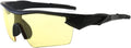 PJRYC Bicycle Eyewear Glasses Outdoor Sport Mountain Bike Road Cycling Glasses (Color : Grey) Sporting Goods > Outdoor Recreation > Cycling > Cycling Apparel & Accessories PJRYC Grey-yellow  