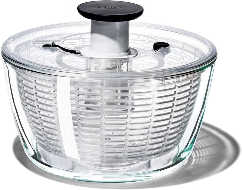 OXO Good Grips Large Salad Spinner - 6.22 Qt. Home & Garden > Kitchen & Dining > Kitchen Tools & Utensils OXO Glass Salad Spinner  