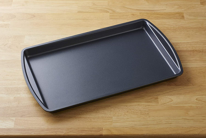 Nifty Set of 3 Non-Stick Cookie and Baking Sheets – Non-Stick Coated Steel, Dishwasher Safe, Oven Safe up to 500 Degrees, Includes Large, Medium, and Small Pans Home & Garden > Kitchen & Dining > Cookware & Bakeware Nifty Solutions   