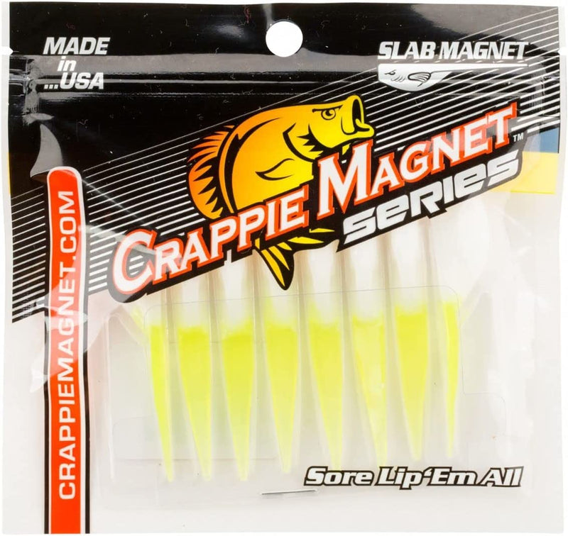 Crappie Magnet Leland'S Lures 8-Pack Slab Magnet Grub Body Pack, Freshwater Fishing Equipment and Accessories Sporting Goods > Outdoor Recreation > Fishing > Fishing Tackle > Fishing Baits & Lures Leland's Lures   