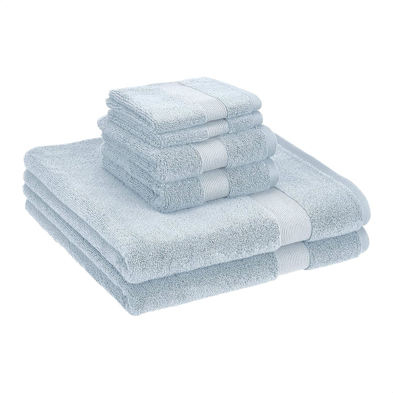 Dual Performance Towel Set - 6-Piece Set, Light Blue Home & Garden > Linens & Bedding > Towels KOL DEALS Light Blue 6-Piece Towel Set 