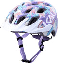 Kali Protectives Chakra Youth Bicycle Helmet; Mountain In-Mould Mountain Bike Helmet Equipped with an Integrated Visor; Dial Fit Closure System; with 21 Vents Sporting Goods > Outdoor Recreation > Cycling > Cycling Apparel & Accessories > Bicycle Helmets Kali Protectives Flora Gloss Purple Universal Youth 