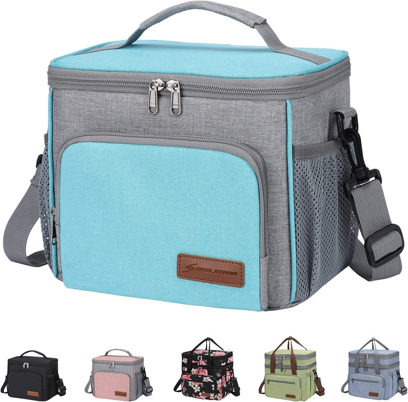 Maelstrom Lunch Bag Women,Insulated Lunch Box for Men/Women,Expandable Double Deck Lunch Cooler Bag,Lightweight Leakproof Lunch Tote Bag with Side Tissue Pocket,Suit for Work School 18L,Green Home & Garden > Lighting > Lighting Fixtures > Chandeliers Maelstrom 8L Blue 8L 