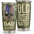 Macorner Gifts for Men - Birthday Gifts for Dad & Fathers Day Gift from Daughter Son - Stainless Steel American Flag Tumbler Cup 20Oz for Men - Christmas Gifts for Men Dad Papa Grandpa Uncle Stepdad Home & Garden > Kitchen & Dining > Tableware > Drinkware Macorner A2-Green  