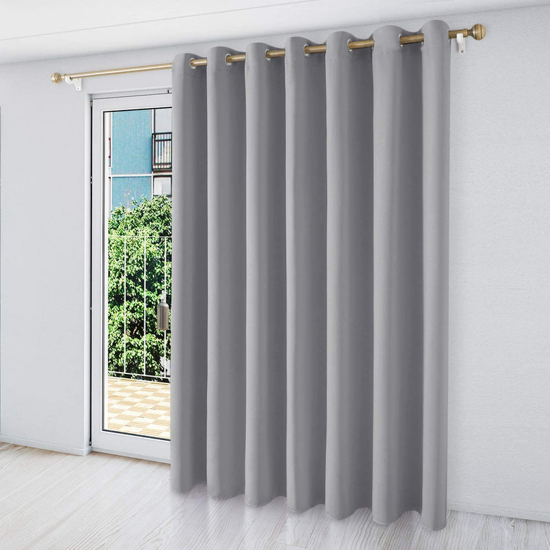 HOMEIDEAS Yellow Door Curtain for Doorway Privacy, W39 X L78 Inch Closet Curtain for Bedroom Closet Door, Grommet Curtain Cover 1 Panel